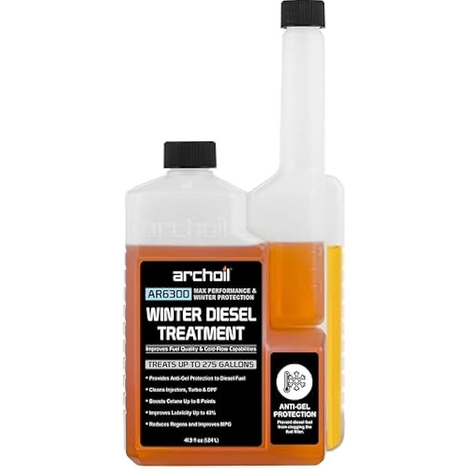 Archoil AR6300 WINTER DIESEL TREATMENT - TREATS 275 GALLONS - ADDITIVE FOR ALL DIESEL VEHICLES INCLUDES ANTI-GEL PROTECTION - Image 1